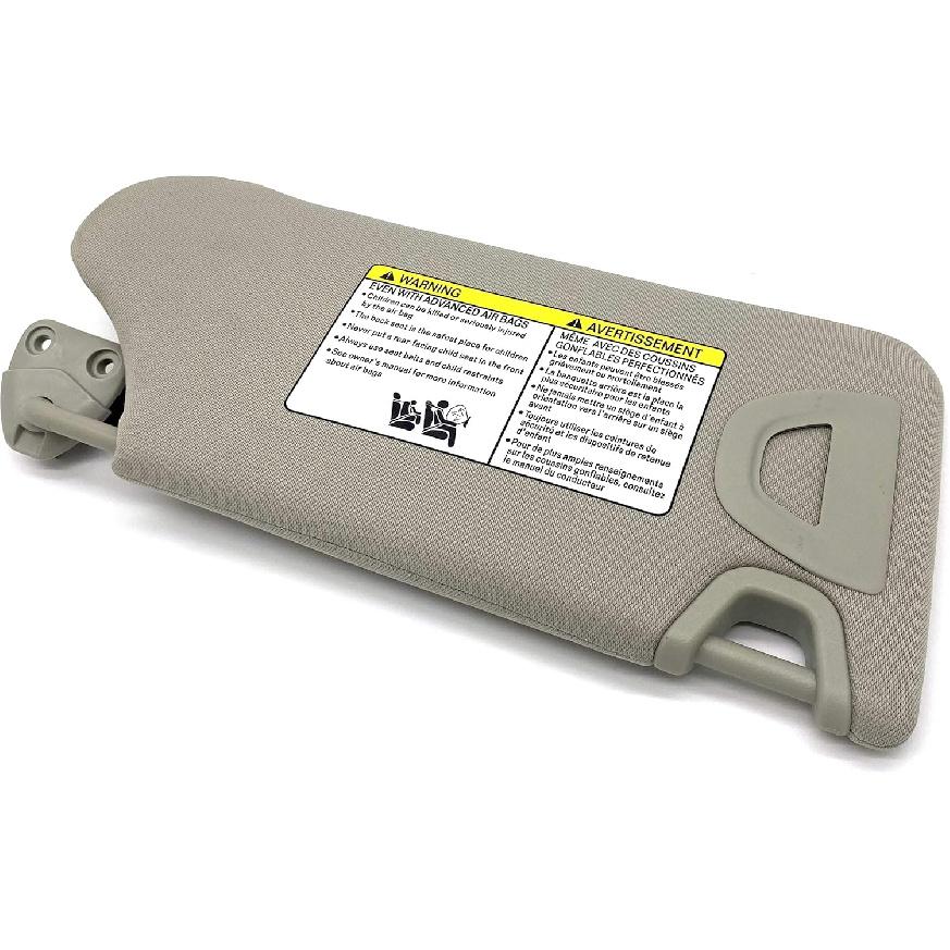 Ezzy Auto Gray Left Driver Side Sun Visor Compatible With Nissan Altima 2013-2016 96401-3TA2A 964013TA2A