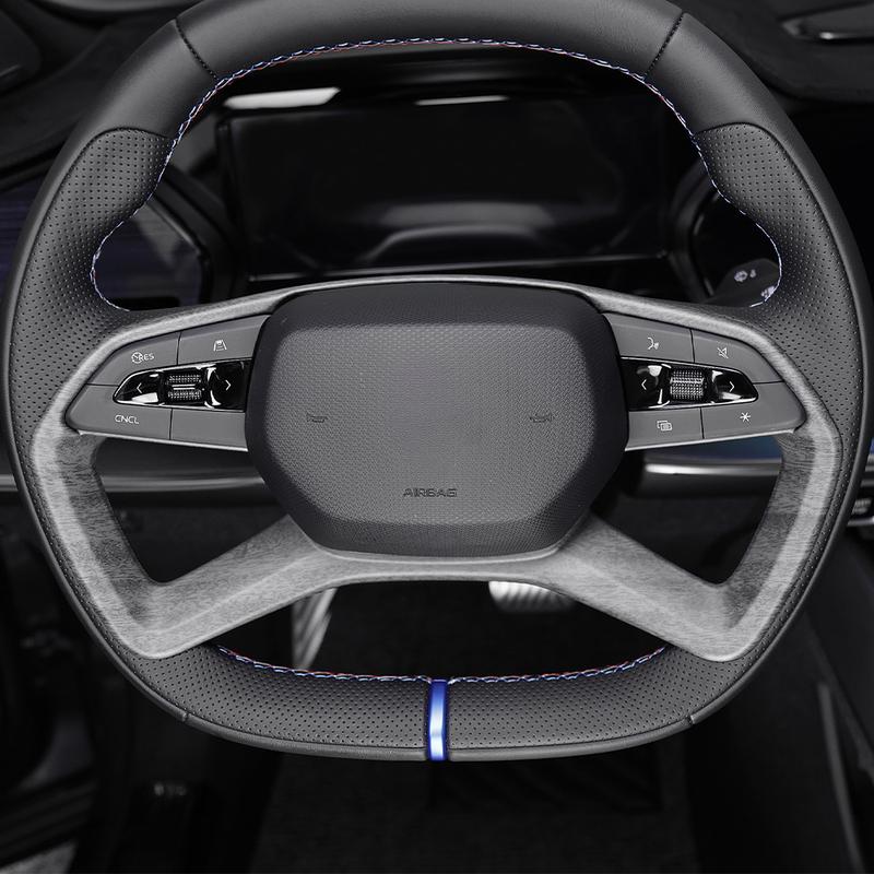 För Renault Filante 2026 2027 Biltillbehör 1ST Kolfiber Rattkåpa Trim Rattar Tillbehör