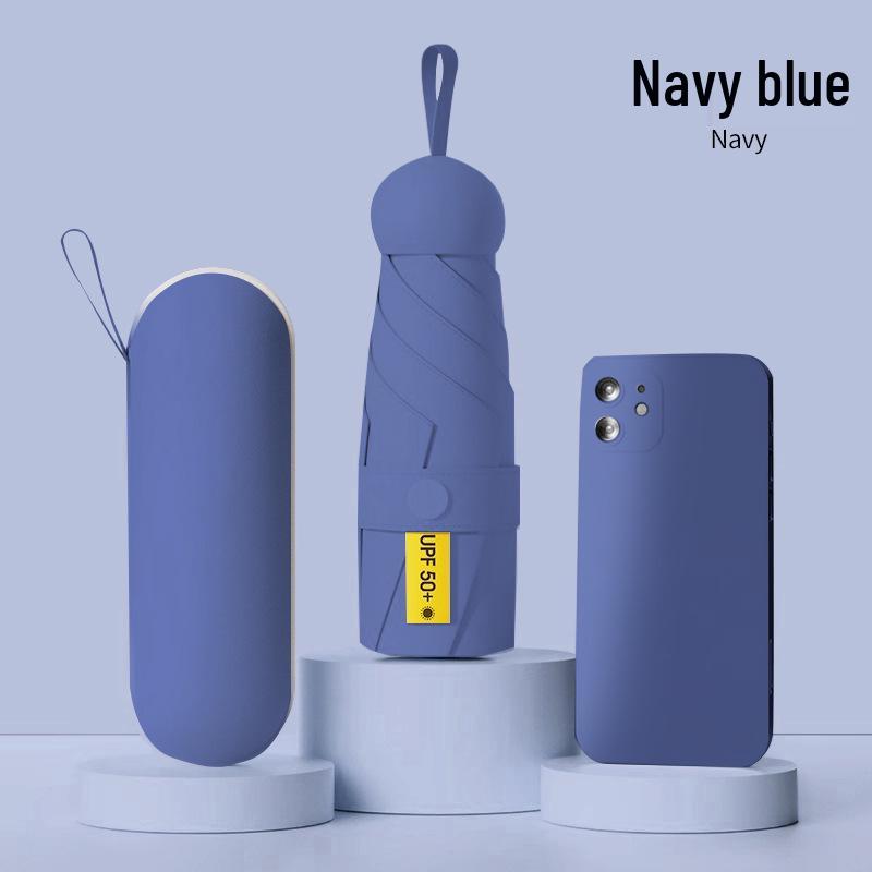 "Portable Capsule Umbrella: Compact, High-End Sunshade & Rain Protection"