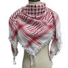 Arab Shemagh Scarf for Men Breathable Polyester Desert Neckwrap Tassels Neckerchief Hijab Shawl for Casual and Formal Ev