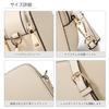 Queenoris Women's Leather Handbag, Crossbody Bag, Shoulder Bag, and Wallet (Off-White)
