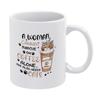 1pc 11oz White Ceramic Mug, Double-sided Funny Print, Modern Minimal Look, Comfortable Handle, Great Little Gift for Anyone