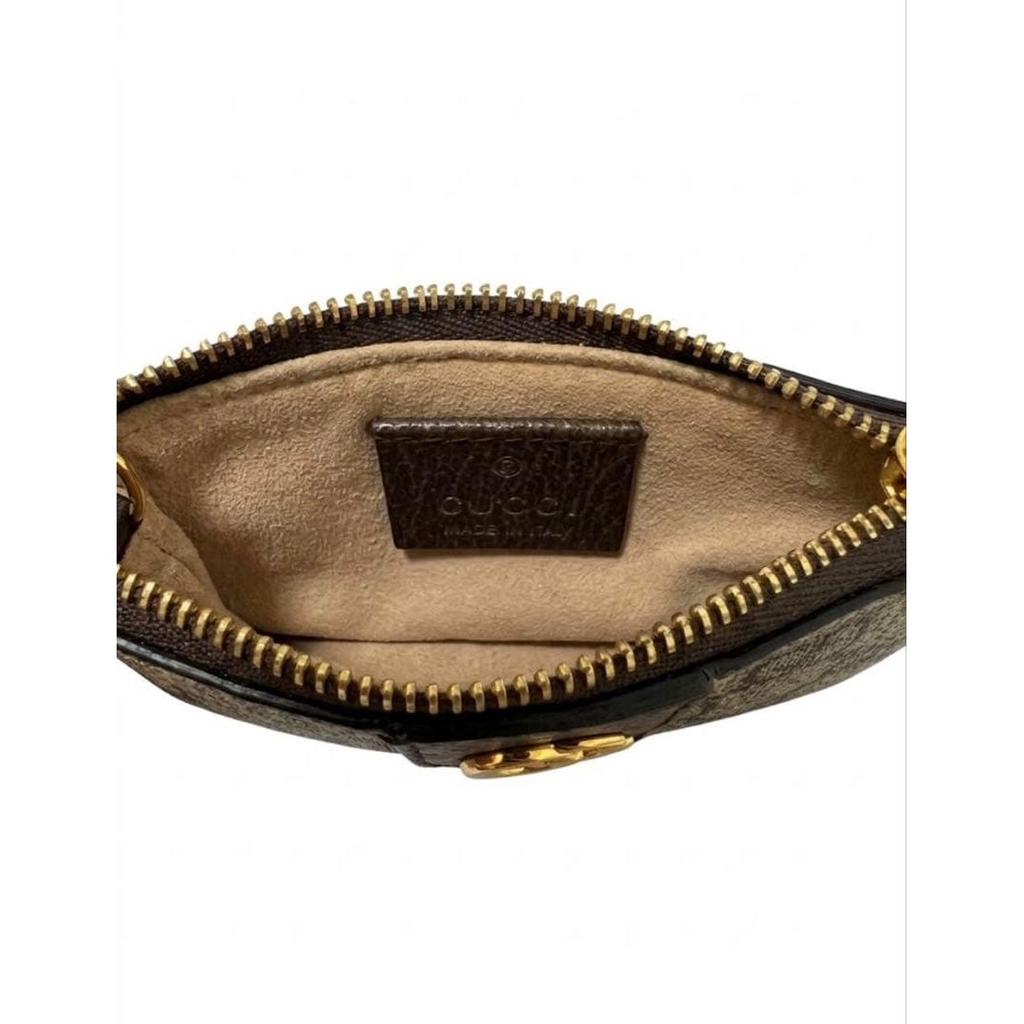 Used GUCCI Ophidia GG Supreme Coin Case with Keychain