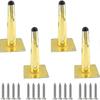 Adjustable Cabinet Legs12 Inch / 30coblique Furniture Legs Gold Set Of 4, Mid-century Couch Legs Heavy Duty Coffee , Tapered Chair Feet Meta - PJ