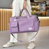 Women's Weekender Tote Bag Large Capacity With Shoe Compartment Waterproof Durable Carry-On for Gym To Leisure Short Trip Travel