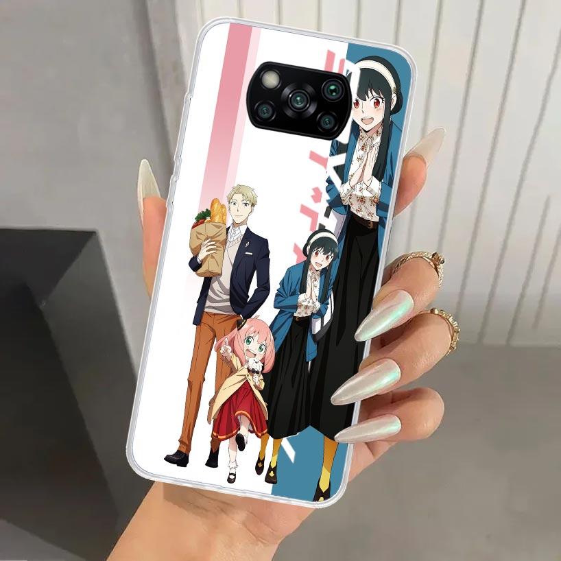 Anime Spy Family Anya Phone Case for Xiaomi Poco X5 X6 X7 Pro F7 Ultra M7 Redmi 15 15C 13 13C 12 12C 10 10A 10C 9 9A 9C 9T Shell