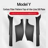 Tesla Model Y Carbonfaser Sitz-Trittschutz für vorne und hinten