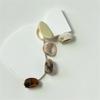 Fashion Colorful Clear Resin Oval Rings Acrylic Water Droplets Shape for Women Girls Travel Summer Jewelry Ins Style Rings Women