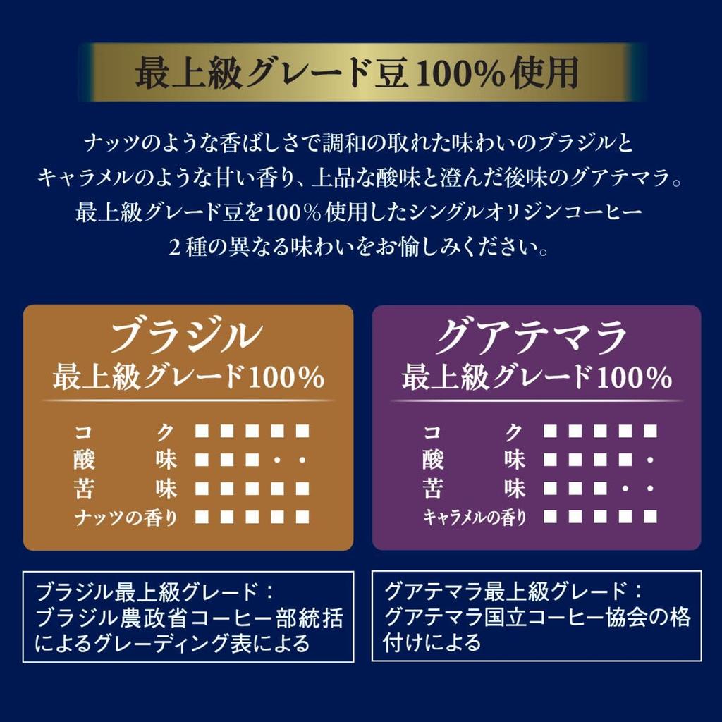 AGF A Little Luxury Coffee Shop Black Sticks, Premium Assorted Coffee from Various Origins, 18 Sticks X 3 Boxes [Stick Coffee] [Instant Coffee]