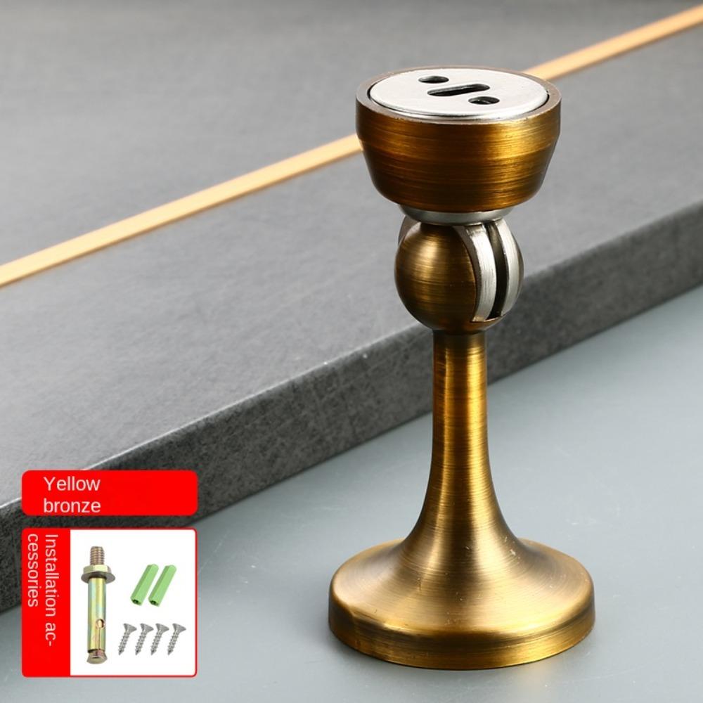 Fixed Magnetic Door Stopper Easy Installation Door Stop Bumper Practical Door Suction  Wall
