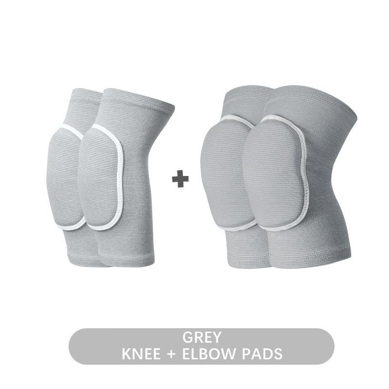 4Pcs/Set Thick Knee Elbow Pads For Kids Women Children Sponge Kneepads Dancing Biking Volleyball Basketball Football Protector