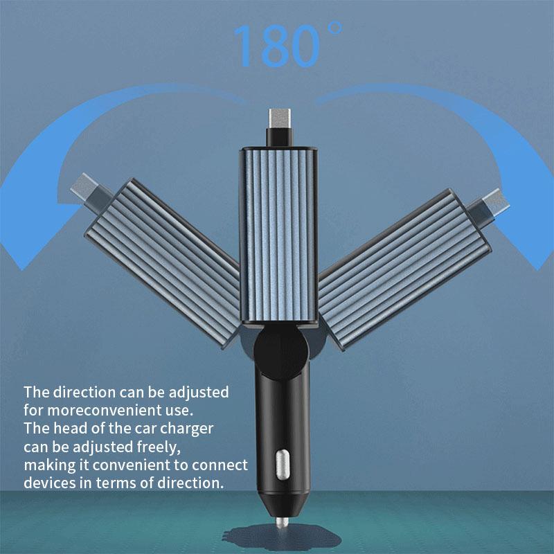 12-24V Car Bluetooth 5.3 FM Transmitter USB PD Dual Type C Fast Charge Car Charger Adapter Handsfree Call with Ambient Light