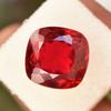 17 Ct FLAWLESS Square Cushion Cut CERTIFIED Natural Red Ruby Loose Gemstone