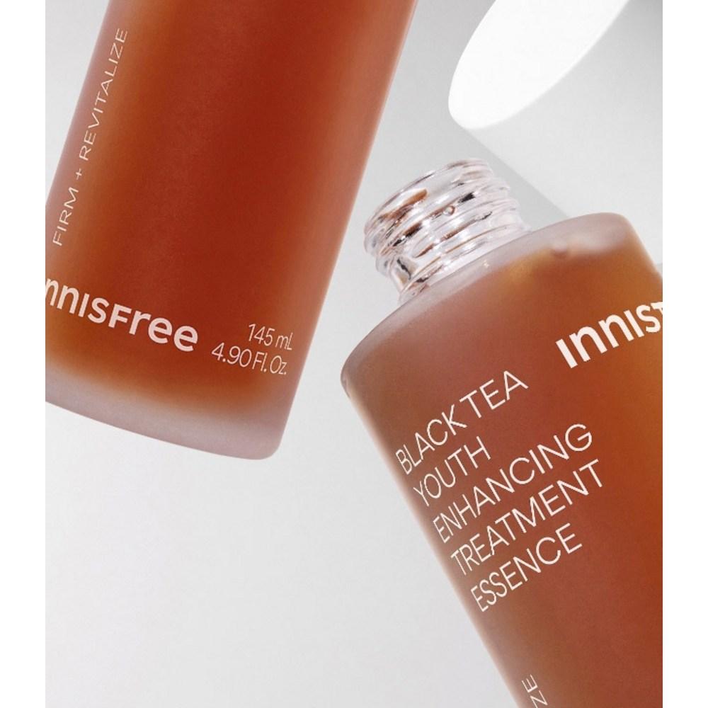 Innisfree Schwarztee-Jugendverbessernde Behandlungs-Elastizitäts-Essenz, 1 Packung, 145 ml