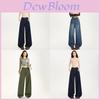 Jeans For Women High Waist Baggy Wide Leg Denim Cotton Retro Spring