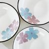 Hao Ya Jingdezhen Blumiges Keramik-Dipschalen-Set (4 Stück)