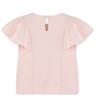 [lilipuri] Frill Wings T shirT  Coral 