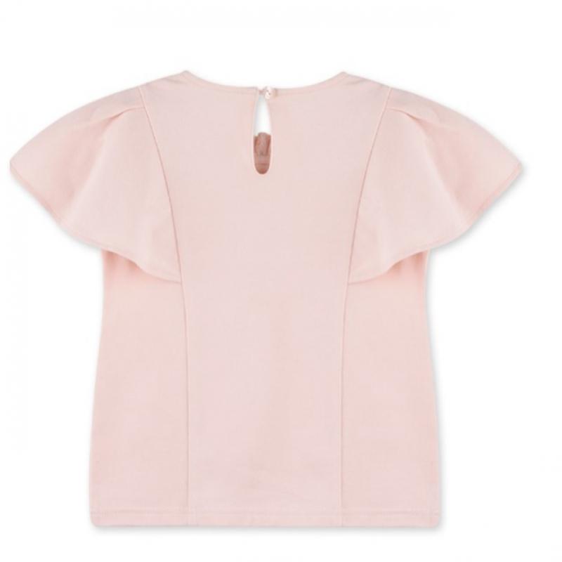 [lilipuri] Frill Wings T shirT  Coral 