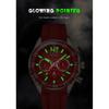 LIGE Neue Mode Herrenuhren Top Marke Luxus Quarz Armbanduhr Mann Sport Rotes Silikon Armbanduhr für Herren Reloj Hombre Chronograph