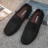 Fashion Winter Men Loafers Soft Suede Plush Warm Mens Casual Shoes Moccasins Slip On Flats Man Business Shoes Fashion Male Driving Shoes