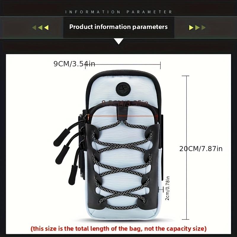 Universal Nylon Sports Phone Arm Bag, Armband Pouch for Running Fitness Outdoor Sports Men Women