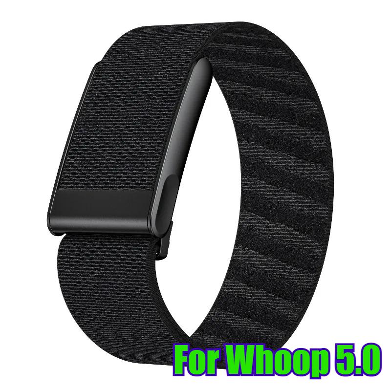 Compatible with WHOOP 5.0 / For Whoop MG WristBand Soft-Touch Silicone Waterproof Sweatproof Soft Adjustable Rubber Band for Whoop 5.0/MG