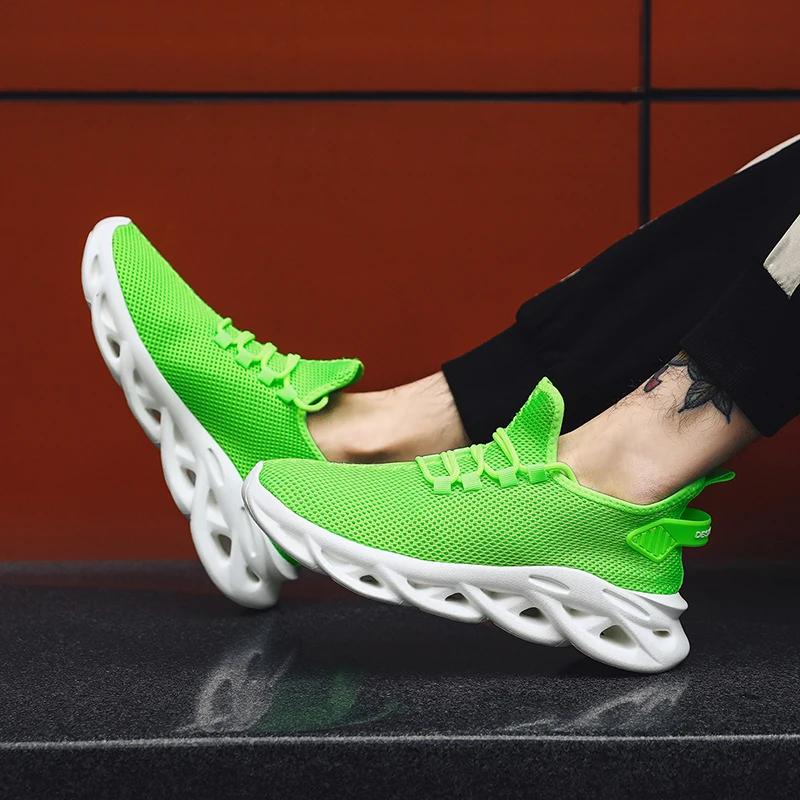 Summer Men Sneakers Running Sports Shoes Outdoor Mesh Walking Shoe Lightweight and Breathable Sneaker for Men Training Footwear