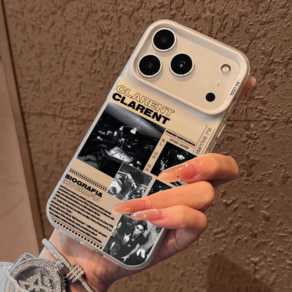 C-Clarent Scat Pack Phone Case For iPhone 17 16 15 14 13 12 11 Pro Max Air Matte Laser Aurora Shockproof Funda