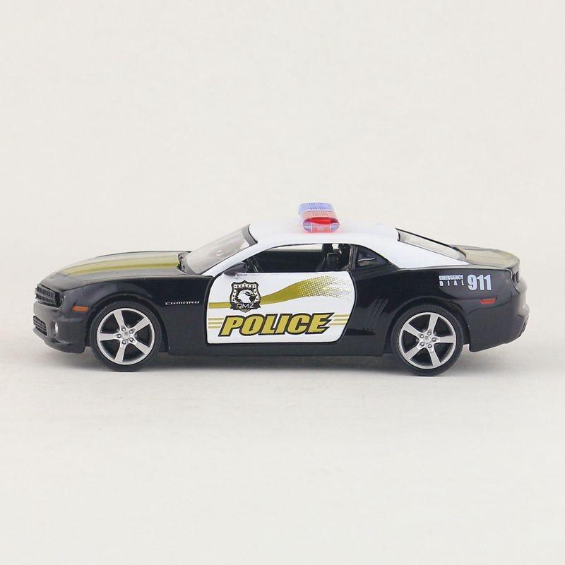 Car Model Alloy Camaro Bumblebee Police Car Toy For Kids Collectors