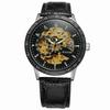 WINNER New Men Mechanical Watches Automatic Self-Wind Transparent Fashion Stainless Steel Wristwatch Skeleton Man Male Hour