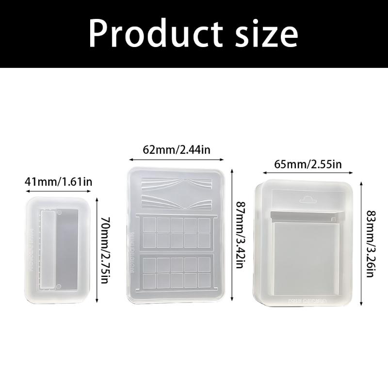 Easy Releasing Silicone Box Mold Handmade Moulds for Dolls Toys Simple Demolding Process Perfect for Beginners Crafting