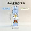 1PC Weightlifting Duck Quote 750ml Color Plastic Sports Water Bottle Leakproof Flip Straw Lid Suitable for Sports Office Home Use