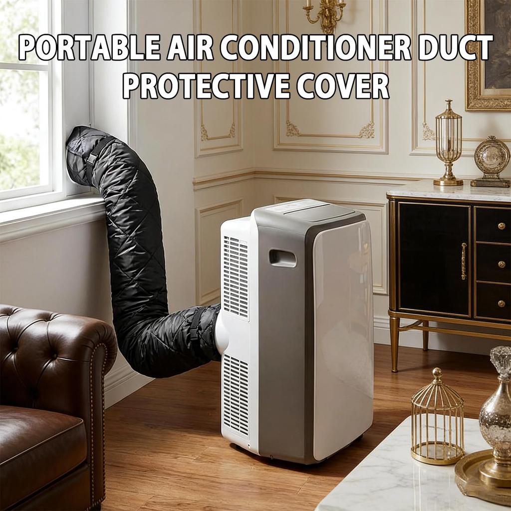 Portable AC Exhaust Hose Insulated Cover - Sun Shade & Dustproof Sleeve