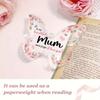 Sweet Creative Butterfly-Shaped Acrylic Plaque Acrylic Decorations Clear Butterfly Ornaments Beautiful Gifts for Mum Mothers Day