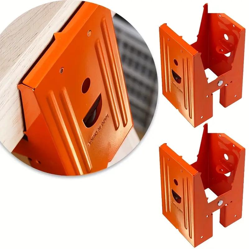 Adjustable Sawhorse Brackets DIY Woodworking Accessories for Workbench Table Holder Support Clamp Hardware