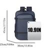 Sac à dos unisexe intelligent multicouche - Port USB, Zones humide/sèche et Compartiment à chaussures, Oxford léger pour le travail/voyage/usage quotidien