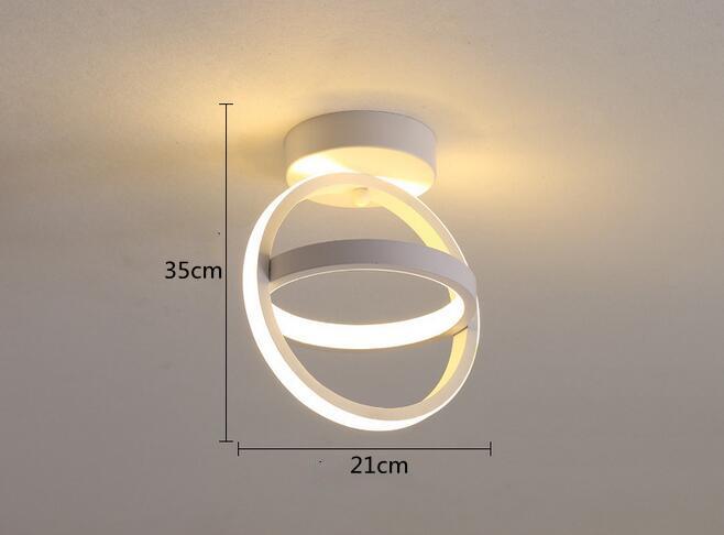 Modern Ceiling Light for Aisle Corridor Entryway Nordic Bedroom Decoration led Ceiling Lamps Terrace Aluminium led Ceiling Light cold light 6000k