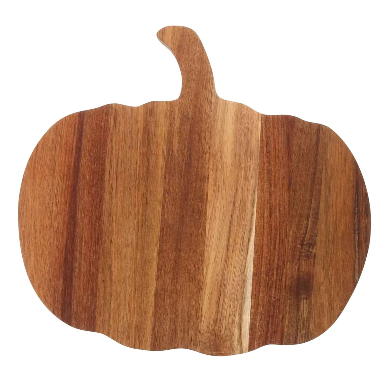 

Pumpkin Shaped Cutting Board for Kitchen Nordic Design Bread Board for Countertop Carving Meat Food Prep Vegetables Household коричневый