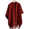 Cozy Wool Tassel Shawl for Women – Autumn/Winter Photography Cloak