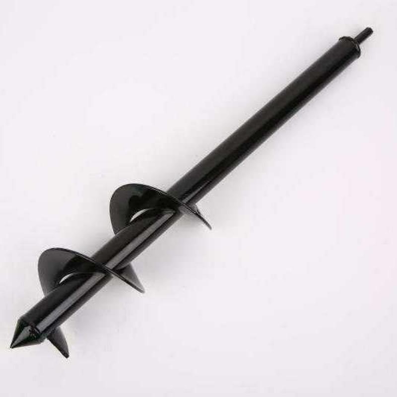 4/5cm Garden Auger Spiral Drill Bit Spiral Hole Digger Ground Drill Earth Accessories Seed Planting Flower Planter Planting Tool