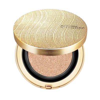 SU:M37 Roshiksumma Elixir Zlatý polštářek SPF50+ PA+++ (15g × 3 Náplně) – Fermentované péče o pleť-Infuzované trio polštářků, Rozjasňující krytí proti stárnutí