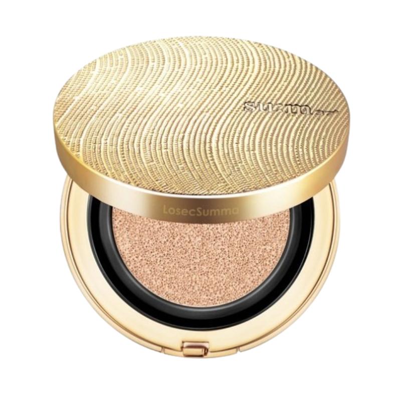 

SU:M37 Roshiksumma Elixir Золотой кушон SPF50+ PA+++ (15 г × 3 сменных блока) – Ферментированное ТРИО КУШОНОВ для УХОДА ЗА КОЖЕЙ, Сияющее Омолаживающее Покрытие 15g × 3