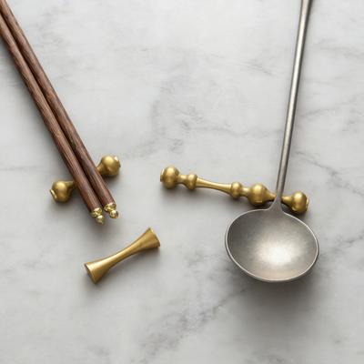 Poggiacottoncini in Acciaio Inossidabile Portatile PortaBacchette PoggiCucchiaio Facile da Pulire Supporto Multiuso per Posate Accessorio da Cucina
