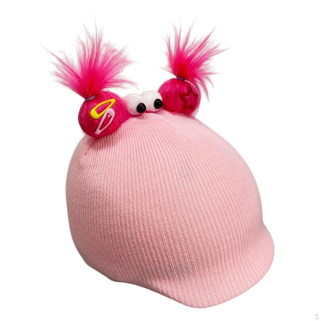 Cartoon-Themed Ski Helmet Decoration and Warm Covering