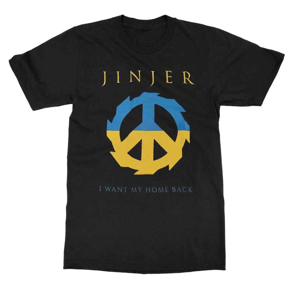 2026 Summer Fashion Trendy Tee Jinjer Wallflowers Ensign Band T-Shirt Cotton Graphic Tee Men Women Summer Streetwear Top