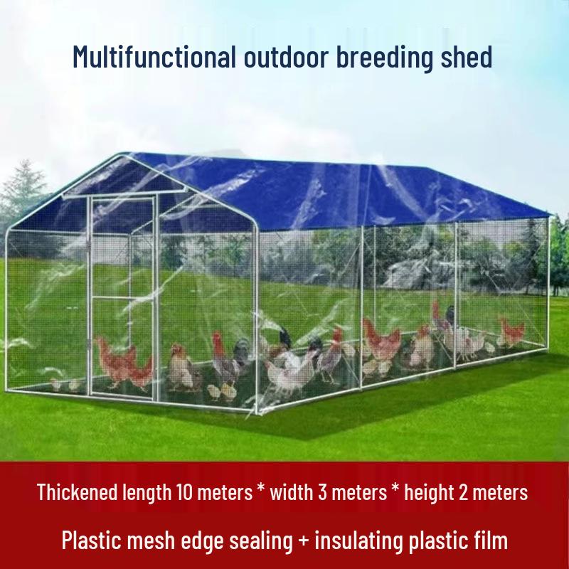 Rainproof Outdoor Poultry Shed: Multi-functional Coop for Chickens, Ducks, and Pigeons – Easy Home Assembly