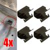 1329640 Panel Trim Clips 4 Pieces Auto Accessories Black