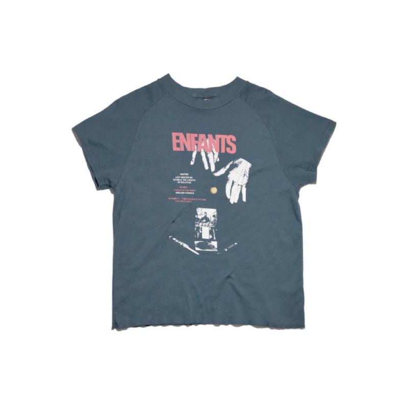 Letter printing retro portrait American tide brand loose men's and women's casual short-sleeved T-shirt tide
