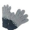 Dior 213MG01AT481 Bicolor CD Logo Gloves Accessories Gloves Wool gray/Black