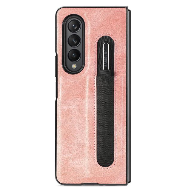 Skládací designové kožené tenké pouzdro pro mobilní telefony Samsung Galaxy Z Fold 4 5g Fold4 Fold3 Fold 3 Slim